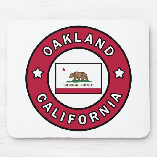 Tapis De Souris Oakland Californie (Devant)