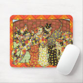 Tapis De Souris Oaxacan Chat et chatons (Avec souris)