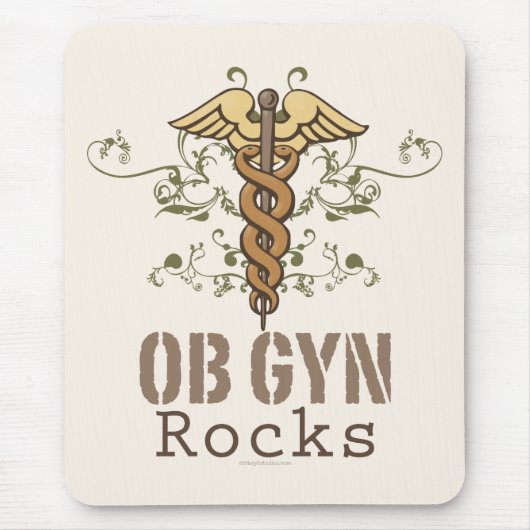Tapis De Souris OB GYN bascule Mousepad (Devant)