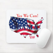 Tapis De Souris Obama Etats-Unis Mousepad (Avec souris)
