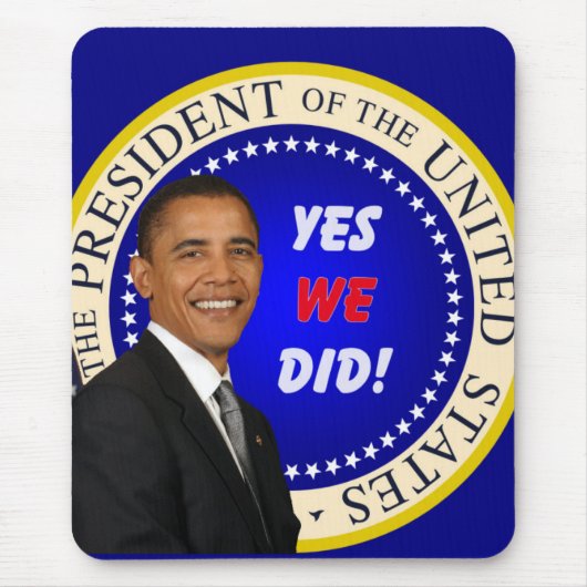 Tapis De Souris Obama Mousepad (Devant)