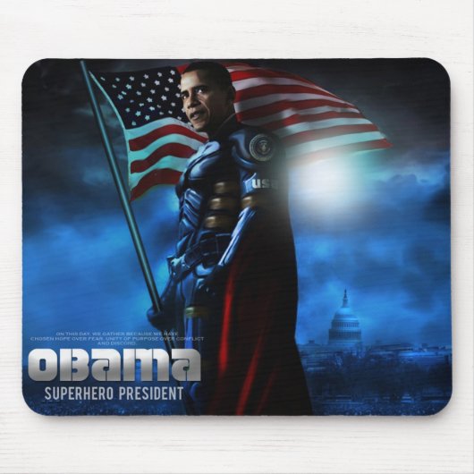 TAPIS DE SOURIS OBAMA MOUSEPAD (Devant)