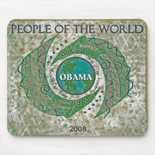 Tapis De Souris Obama Mousepad (Devant)