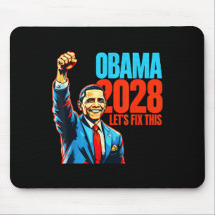 Tapis De Souris Obama Vintage rétro patriotique 2028