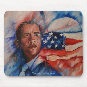 Tapis De Souris Obama : Vision personnifiée - Mousepad