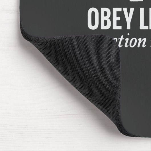 Tapis De Souris Obéis Moins. Question Plus - Conception de devis r (Coin)