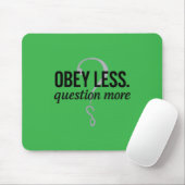Tapis De Souris Obéis Moins. Question Plus - Conception de devis r (Avec souris)