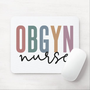 Tapis De Souris OBGYN Nurse   Infirmière En obstétrique Et En Gyné
