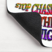 Tapis De Souris Objectif : Arrêter de poursuivre les rêves (Coin)