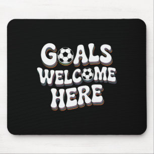 Tapis De Souris Objectifs bienvenus ici Retro Soccer _2