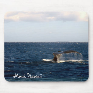 Tapis De Souris Observation de baleine de Maui Hawaï