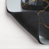 Tapis De Souris Obsidian Sphere Kintsugi (Coin)