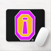 Tapis De Souris Obsidienne pourpre - Mousepad (Avec souris)