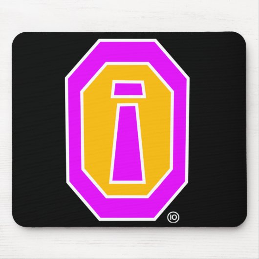 Tapis De Souris Obsidienne pourpre - Mousepad (Devant)