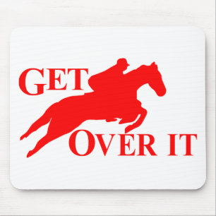 TAPIS DE SOURIS OBTENEZ AU-DESSUS DE LUI LE CHEVAL