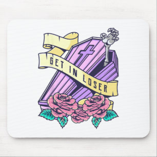 Tapis De Souris Obtenez Dans Loser Coffin Pastel Goth Kawaii Hallo