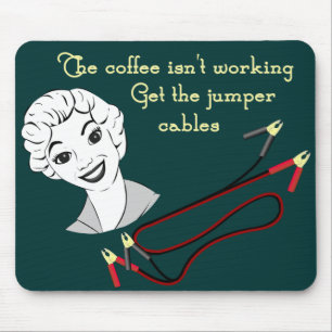 Tapis De Souris Obtenez les câbles de pullover Mousepad