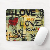 Tapis De Souris Obtenez Un Peu D'Amour Graffiti Pad (Avec souris)