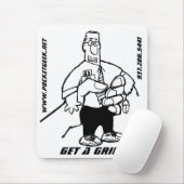 Tapis De Souris Obtenez votre geek sur le mousepad (Avec souris)