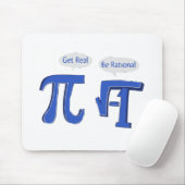 Tapis De Souris Obtenez vrai soit rationnel (Avec souris)