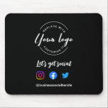 Tapis De Souris Obtenons le site des médias sociaux Logo personnal<br><div class="desc">Augmentez votre présence en ligne et présentez votre connaissance des médias sociaux avec notre site Let's Get Social Media Website Custom Logo Mouse Pad. Conçu avec un style moderne et amusant, ce tapis de souris est l'accessoire parfait pour élever votre espace de travail et se connecter avec vos clients et...</div>