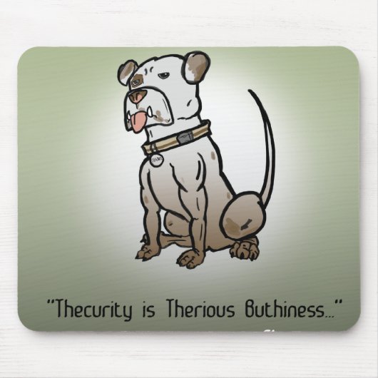 Tapis De Souris occasion et occasion" cody Mousepad "de sécurité (Devant)