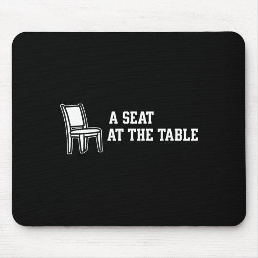 Tapis De Souris Occuper un siège à la table (Devant)