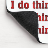 Tapis De Souris OCD I Do Things in 3 (Coin)