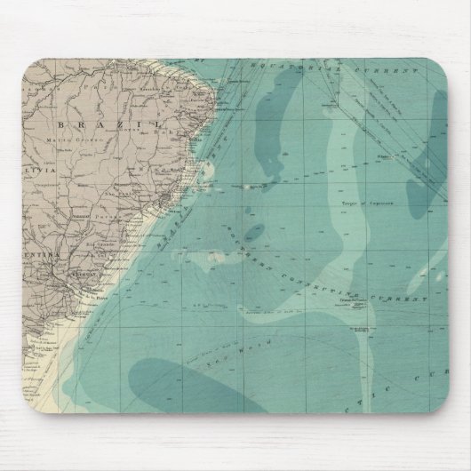 Tapis De Souris Océan Atlantique Sud (Devant)