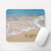 Tapis De Souris Ocean Beach Happy Place (Avec souris)