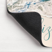 Tapis De Souris Ocean Beach Shore pour ajouter votre nom (Coin)