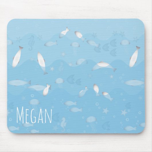 Tapis de souris Océan Bleu (Devant)