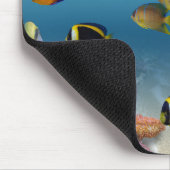 Tapis De Souris Océan Corail Reef Poisson tropical (Coin)