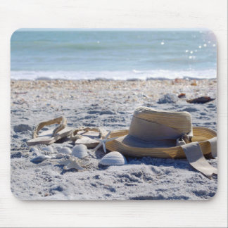 Tapis De Souris Océan, plage, coquilles de mer