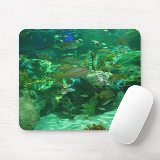 Tapis De Souris Océan Scène Mousepad (Avec souris)