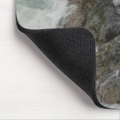 Tapis De Souris Océan se cassant sur les roches (Coin)
