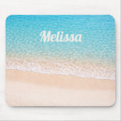 Tapis De Souris Ocean Shoreline Custom Name (Devant)