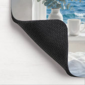 Tapis De Souris Ocean View in Bedroom Window (Coin)