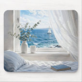 Tapis De Souris Ocean View in Bedroom Window (Devant)