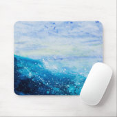 Tapis De Souris Ocean wave painting, sea foam (Avec souris)