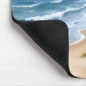 Tapis De Souris Ocean Waves | Beach Coastal Painted (Coin)