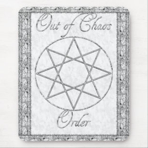 Tapis De Souris Octagramme hors du chaos, ordre