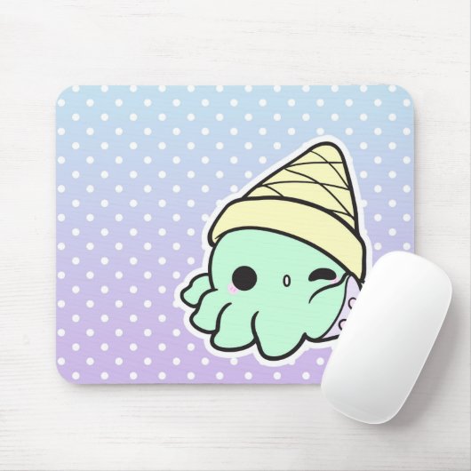Tapis De Souris Octi-Crème (Avec souris)