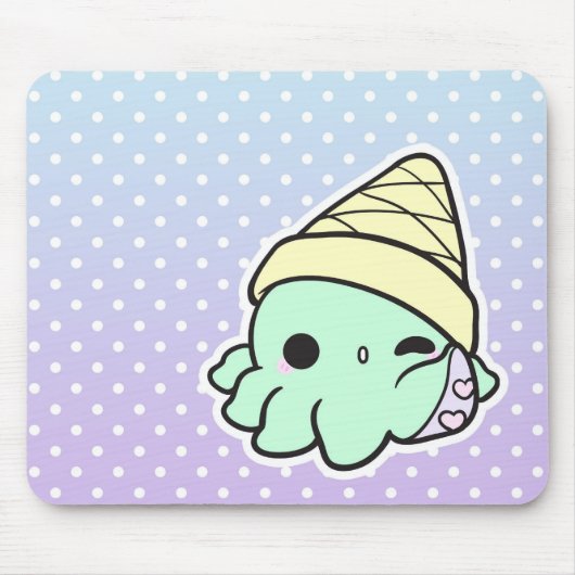 Tapis De Souris Octi-Crème (Devant)