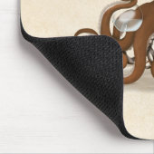 Tapis De Souris Octopus Avec Flask Steampunk Chimie Science (Coin)