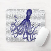 Tapis De Souris Octopus bleu 5 (Avec souris)