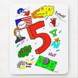 Tapis De Souris Ode à cinq mousepad