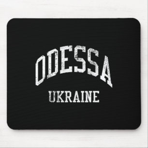 Tapis De Souris Odessa Ukraine Rétro Années 70 Style Sportif Unive