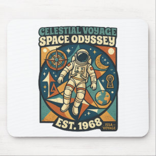Tapis De Souris Odyssée spatiale - Aventure cosmique pour les amou