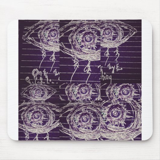Tapis De Souris Oeil Abstrait (Devant)